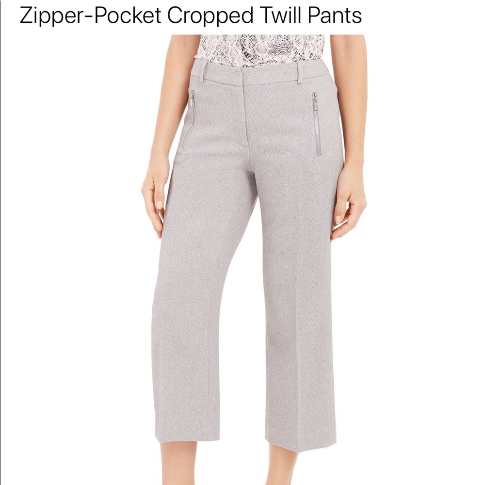 Calvin Klein Cropped Twill Pants